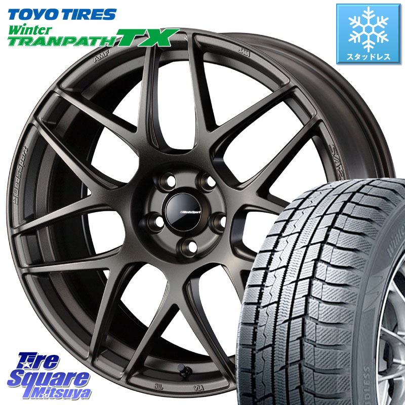 TOYO WINTERTRANPATH TX 2024~2025年製 ウィンター トランパス TX スタッドレス ミツヤ 215/60R17WEDS WedsSport SA-27R SA27R ウェッズ スポーツ ホイール 17インチ 17X7.0J 48 5穴 114.3 C-HR カローラクロス E52エルグランド ZR-V RV系ヴェゼル RC系オデッセイ後期|タイヤスクエアミツヤ