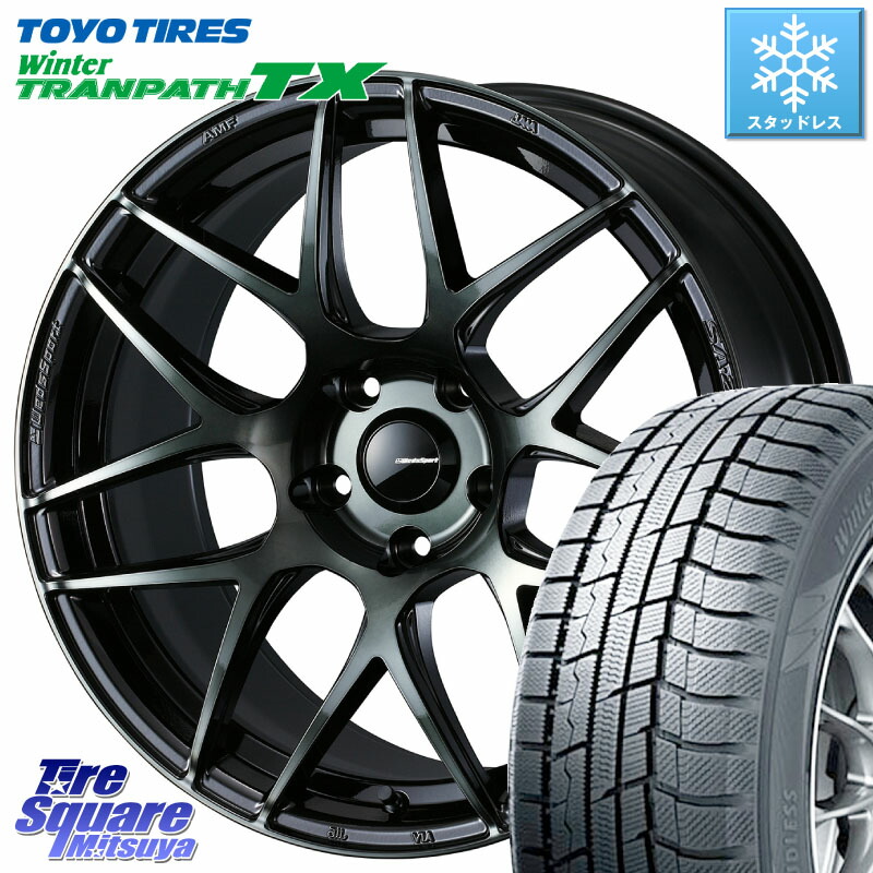 TOYO WINTERTRANPATH TX 2025年製 在庫● セール★ ウィンター トランパス 4本単位での販売 スタッドレス ミツヤ 215/50R17 WEDS 74168 SA-27R ウェッズ スポーツ WBC ホイール 17インチ 17 X 7.0J +48 5穴 114.3 プリウスアルファ リーフ FL系シビック MAZDA3 レヴォー