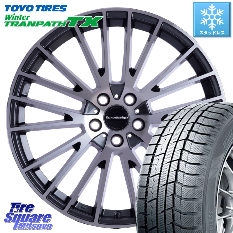 TOYO WINTERTRANPATH TX 2024~2025年製 ウィンター トランパス TX スタッドレス ミツヤ 225/60R17阿部商会 Eurodesign CALWER ホイール 17インチ 17X7.5J(AUDI A6 D2D) 42 5穴 112 アウディ A6 F2系｜タイヤスクエアミツヤ 86,933円