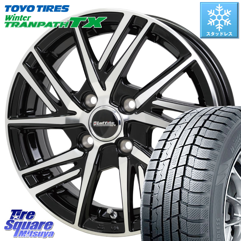 TOYO WINTERTRANPATH TX 2024~2025年製 ウィンター トランパス TX スタッドレス ミツヤ 165/65R14 HotStuff ラフィット LW06-2 LW-06-2 ホイール 14インチ 14 X 4.5J +45 4穴 100 デリカミニ4WD キャスト[アクティバ] ハスラー ピクシスジョイ[Cグレード] ハイゼット ア