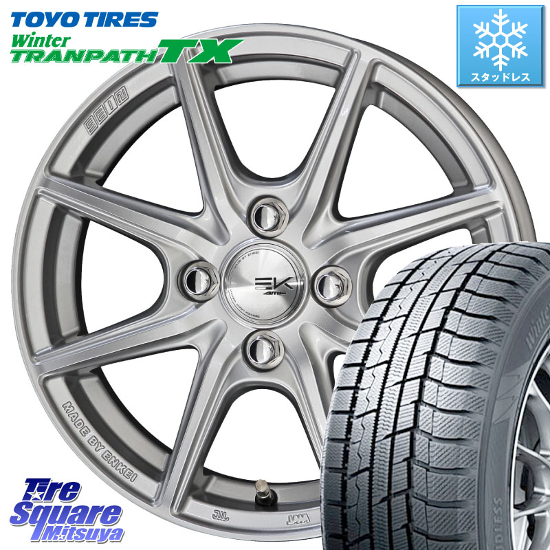 TOYO WINTERTRANPATH TX 2024~2025年製 ウィンター トランパス TX スタッドレス ミツヤ 165/65R14 KYOHO SEIN EK ザインEK ホイール 14インチ 14 X 5.5J +43 4穴 100 M900系タンク・ルーミー 700系パッソ ミラージュ ダイハツ トールM900S・M910S スバル ジャスティM900