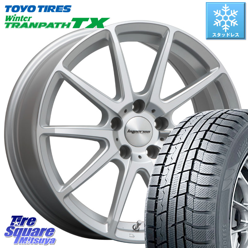 TOYO WINTERTRANPATH TX 2024~2025年製 ウィンター トランパス TX スタッドレス ミツヤ 235/65R18 MLJ HYPERION CVX ハイペリオン ホイール 18インチ 18 X 8.0J +45 5穴 114.3