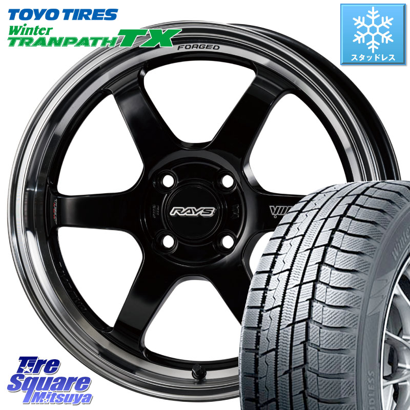 TOYO WINTERTRANPATH TX 2024~2025年製 ウィンター トランパス TX スタッドレス ミツヤ 165/55R15 RAYS 【欠品次回11~12月】 VOLK RACING TE37 KCR PROGRESSIVE MODEL KCR ホイール 15インチ 15 X 5.5J +45 4穴 100