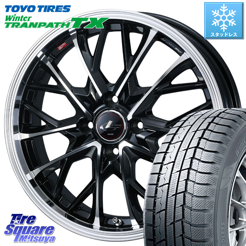 TOYO WINTERTRANPATH TX 2024~2025年製 ウィンター トランパス TX スタッドレス ミツヤ 195/65R15WEDS LEONIS MV レオニス MV ホイール 15インチ 15X5.5J 43 4穴 100 E13オーラ ブルーバードシルフィ 日産 カローラフィールダー カローラアクシオ|タイヤスクエアミツヤ