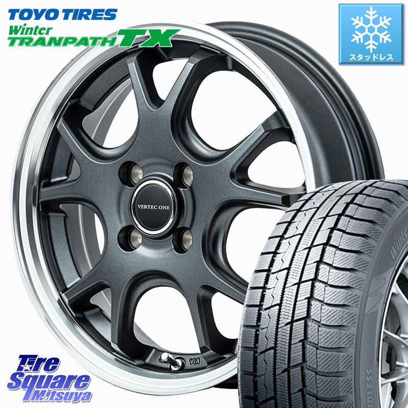 TOYO WINTERTRANPATH TX 2024~2025年製 ウィンター トランパス TX スタッドレス ミツヤ 165/55R15MANARAY MID VERTEC ONE EXE5 Vselection ホイール 15インチ 15X4.5J 45 4穴 100 N-BOX デリカミニ2WD タント スペーシア サクラ R1 R2 ルークス ROOX 日産 デイズ デイ|タイヤスクエアミツヤ