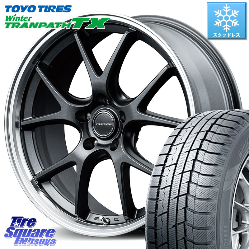 TOYO WINTERTRANPATH TX 2024~2025年製 ウィンター トランパス TX スタッドレス ミツヤ 235/65R18 MANARAY MID VERTEC ONE EXE5 Vselection ホイール 18インチ 18 X 8.0J +42 5穴 114.3