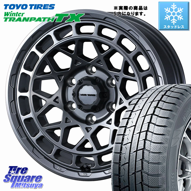 TOYO WINTERTRANPATH TX 2024~2025年製 ウィンター トランパス TX スタッドレス ミツヤ 225/50R18 WEDS MUDVANCE X TYPE M ホイール 18インチ マッドヴァンス 18 X 7.5J +35 5穴 114.3 108,755円