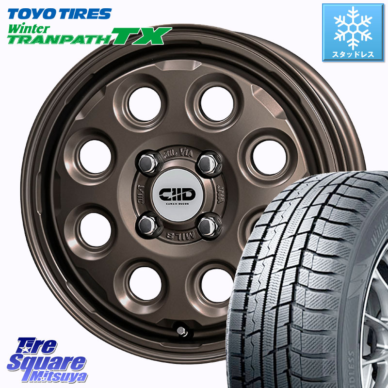 TOYO WINTERTRANPATH TX 2024~2025年製 ウィンター トランパス TX スタッドレス ミツヤ 165/55R15KYOHO Cawaii Decor Decor Nature ホイール 15インチ 15X4.5J 45 4穴 100 N-BOX デリカミニ2WD タント スペーシア サクラ R1 R2 ルークス ROOX 日産 デイズ デイズルー｜タイヤスクエアミツヤ