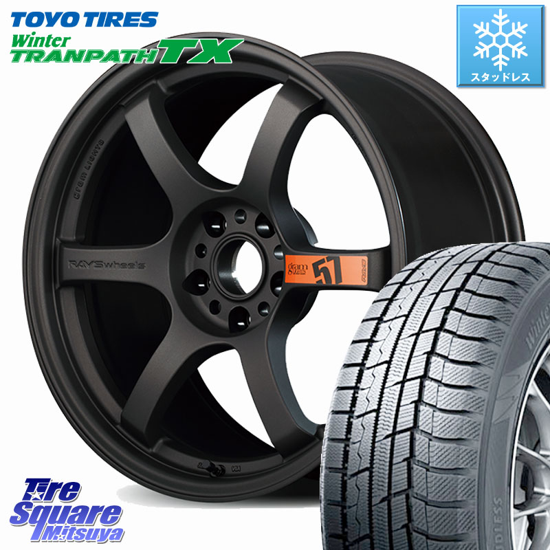 TOYO WINTERTRANPATH TX 2024~2025年製 ウィンター トランパス TX スタッドレス ミツヤ 235/60R18 RAYS 【欠品次回要問合せ】 gramLIGHTS 57DR SpecD ホイール 18インチ 18 X 8.5J(M14B) +37 5穴 114.3 レクサスNX20系
