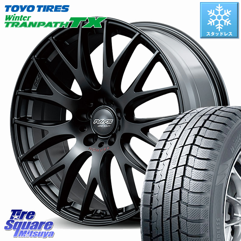 TOYO WINTERTRANPATH TX 2024~2025年製 ウィンター トランパス TX スタッドレス ミツヤ 235/50R18 RAYS 【欠品次回8~9月】 HOMURA 2x9Plus SPORT EDITION ホイール 18インチ 18 X 7.5J +46 5穴 114.3 50系エスティマ