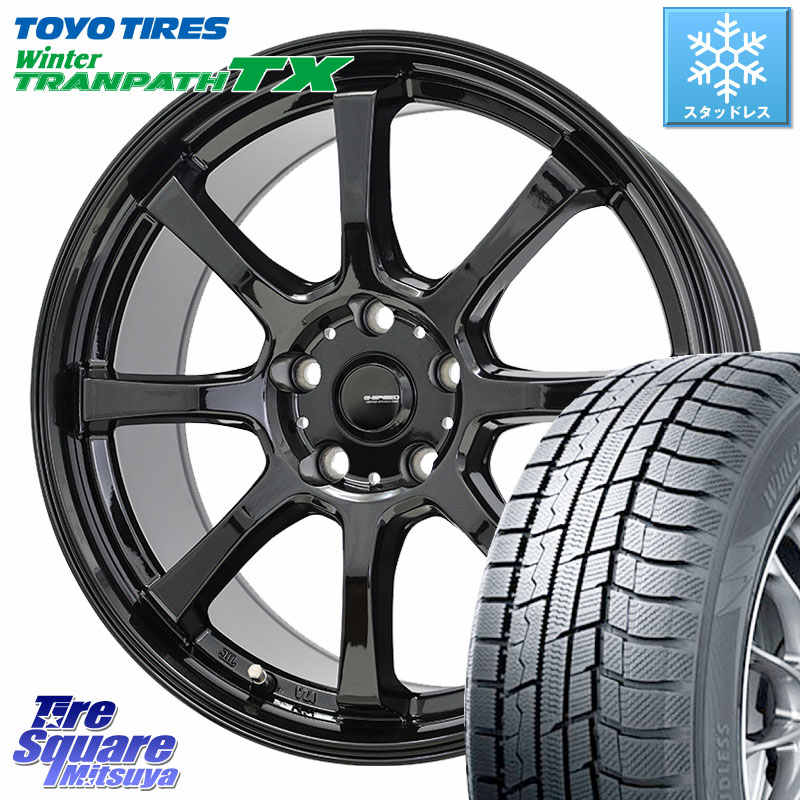 TOYO WINTERTRANPATH TX 2024~2025年製 ウィンター トランパス TX スタッドレス ミツヤ 225/55R18HotStuff G-SPEED G-08 ホイール 18インチ ジースピード 18X8.0J 42 5穴 114.3 デリカD:5 SL系フォレスター エクリプスクロス|タイヤスクエアミツヤ