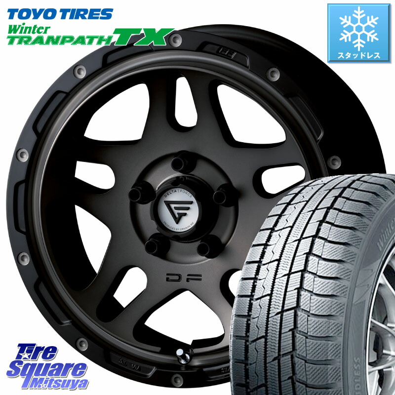 TOYO WINTERTRANPATH TX 2024~2025年製 ウィンター トランパス TX スタッドレス ミツヤ 225/60R17DELTA FORCE OVERLANDER ホイール 17インチ 17X7.0J 32 5穴 114.3 30系アルファード/ヴェルファイア デリカD:5 デリカD:5(26+) ヴェルファイアハイブリッド ヴェルファ｜タイヤスクエアミツヤ