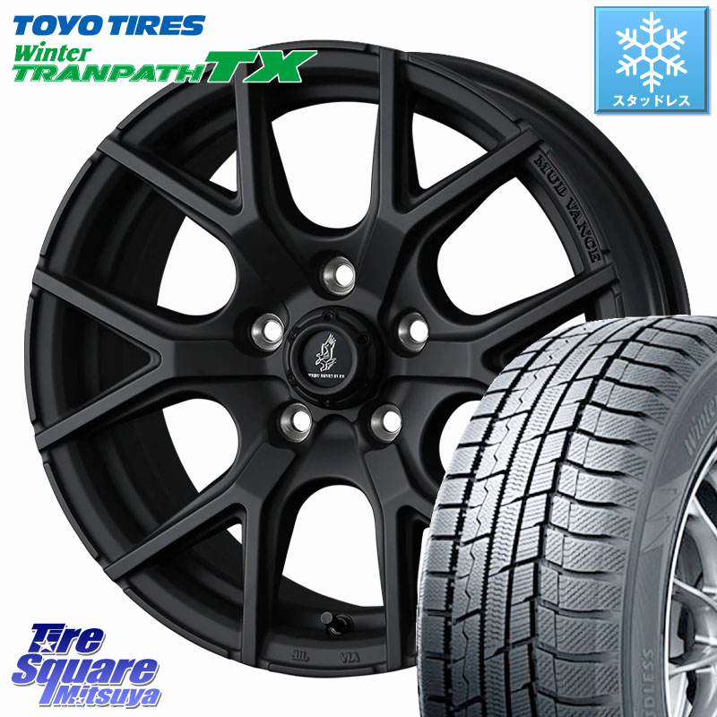 TOYO WINTERTRANPATH TX 2024~2025年製 ウィンター トランパス TX スタッドレス ミツヤ 96Q XL 205/60R16WEDS MUDVANCE SD ホイール 16インチ マッドヴァンスSD 16X7.0J 35 5穴 114.3 SAI インサイト|タイヤスクエアミツヤ