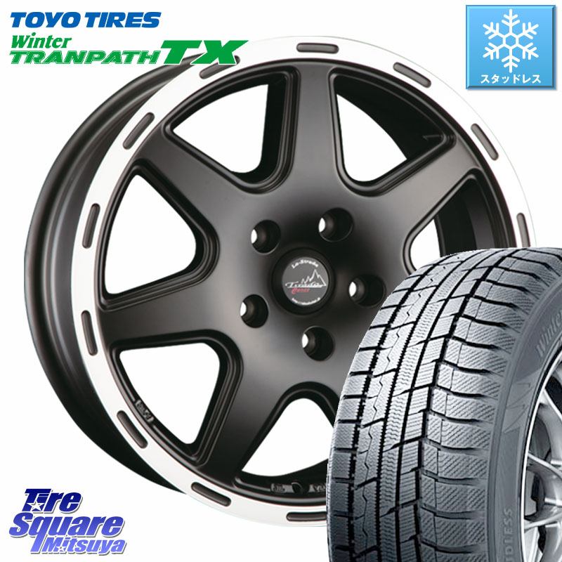 TOYO WINTERTRANPATH TX 2024~2025年製 ウィンター トランパス TX スタッドレス ミツヤ 225/55R18阿部商会 TIRADO CROSS ホイール 18インチ 18X7.0J(US) 40 5穴 110 クライスラー Jeep Cherokee チェロキー KL系 Jeep Renegade ジープ レネゲード|タイヤスクエアミツヤ