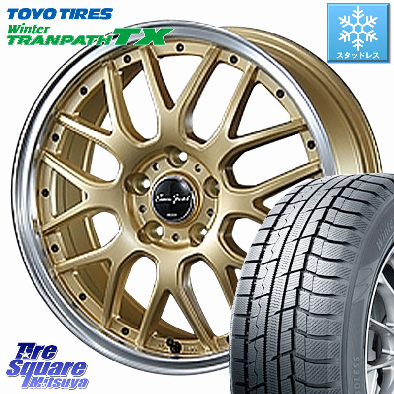 TOYO WINTERTRANPATH TX 2024~2025年製 ウィンター トランパス TX スタッドレス ミツヤ 215/60R17 BLEST EuroSport Type815 ホイール 17インチ 17 X 7.0J +53 5穴 114.3 C-HR 50系エスティマ ZR-V RV系ヴェゼル RC系オデッセイ後期