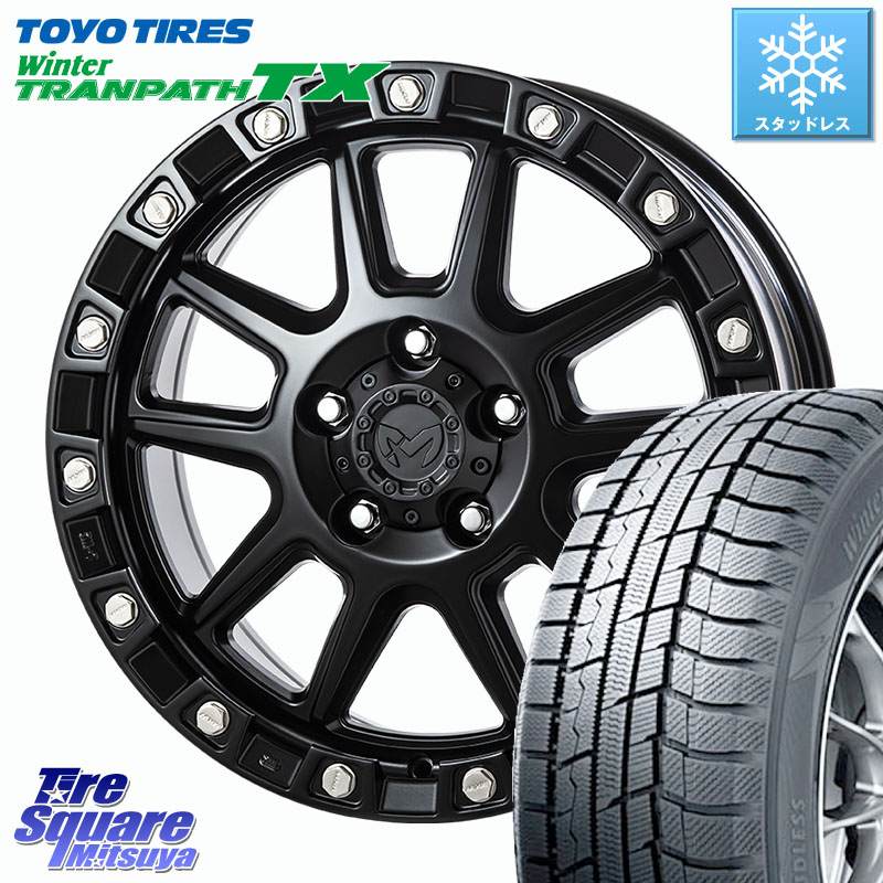 TOYO WINTERTRANPATH TX 2024~2025年製 ウィンター トランパス TX スタッドレス ミツヤ 235/60R18 MKW M205 ブラックキャット ホイール 18インチ 18 X 8.0J +40 5穴 114.3 50系RAV4 FE0系アリアARIYA T33エクストレイル アウトランダーPHEV 120,585円