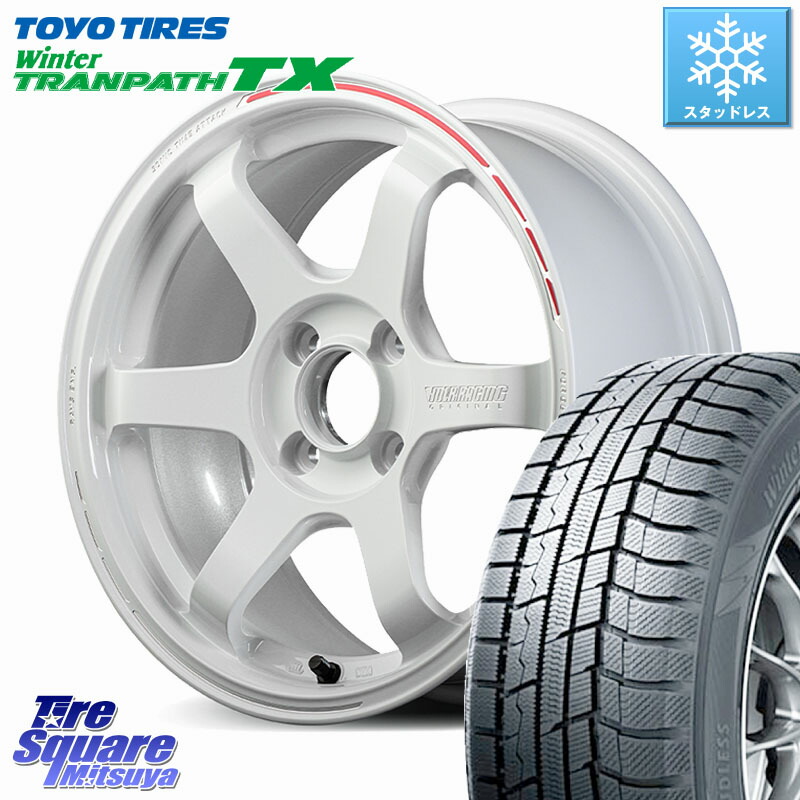 TOYO WINTERTRANPATH TX 2024~2025年製 ウィンター トランパス TX スタッドレス ミツヤ 185/65R15 RAYS 【欠品次回10~11月】 TE37 SONIC TIME ATTACK EDITION 鍛造 ホイール 15インチ 15 X 6.0J +43 4穴 100 アクアクロスオーバー FITクロスター