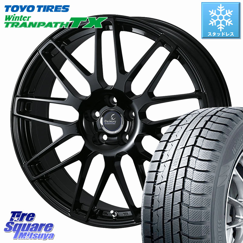 TOYO WINTERTRANPATH TX 2024~2025年製 ウィンター トランパス TX スタッドレス ミツヤ 225/55R18 WEDS Delmore LC.S M14 DSNS仕様(レクサス・トヨタ専用) ホイール 18インチ 18 X 8.0J(M14B) +44 5穴 114.3 レクサスLBX 111,365円