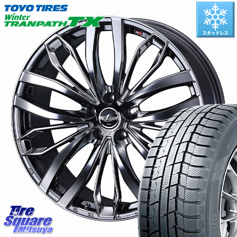 TOYO WINTERTRANPATH TX 2024~2025年製 ウィンター トランパス TX スタッドレス ミツヤ 225/60R17WEDS LEONIS SC レオニスSC 平座仕様(レクサス・トヨタ専用) ホイール 17インチ 17X6.5J 39 5穴 114.3 30系アルファード/ヴェルファイア ヴェルファイアハイブリッド｜タイヤスクエアミツヤ