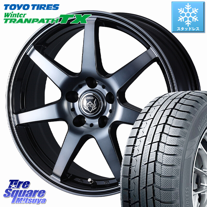 TOYO WINTERTRANPATH TX 2024~2025年製 ウィンター トランパス TX スタッドレス ミツヤ 215/55R17WEDS RIZLEY KW ホイール 17インチ ライツレー 17X7.0J 48 5穴 114.3 ヤリスクロス CX-3 RC系オデッセイ前期 ジューク JUKE 日産 セレナ SERENA 日産 エスティマ ティア｜タイヤスクエアミツヤ 92,950円