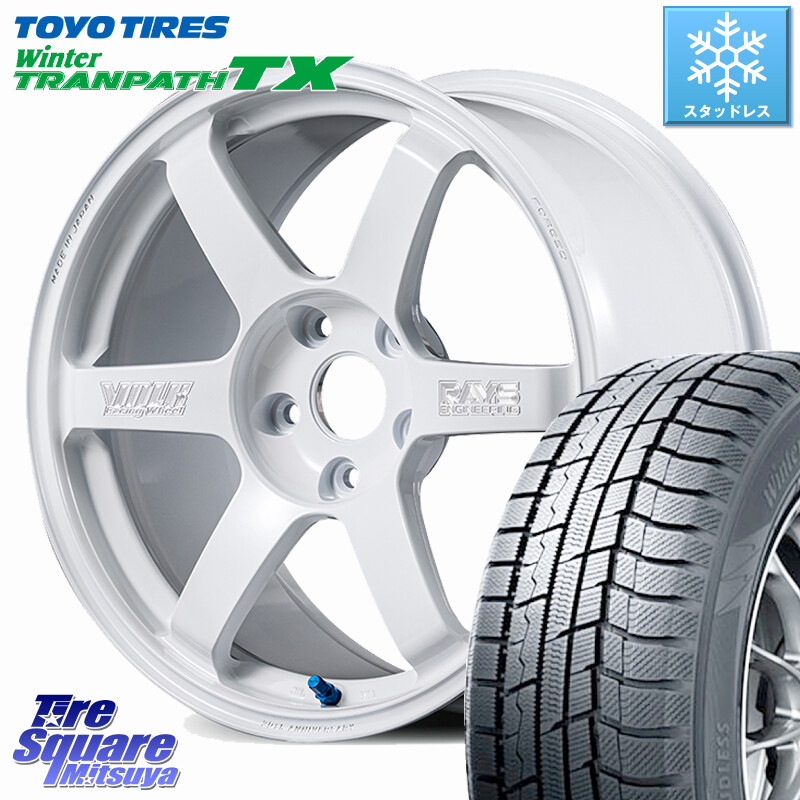 TOYO WINTERTRANPATH TX 2024~2025年製 ウィンター トランパス TX スタッドレス ミツヤ 235/50R18RAYS 【欠品次回3~4月】 VOLK RACING TE37 SAGA S-plus 30th MACHINING Ver ホイール 18インチ 18X8.5J 35 5穴 114.3 30系アルファード/ヴェルファイア 20系アルファー｜タイヤスクエアミツヤ