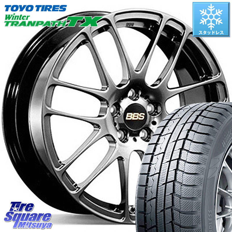 TOYO WINTERTRANPATH TX 2024~2025年製 ウィンター トランパス TX スタッドレス ミツヤ 96Q XL 205/60R16 BBS RE-L2 鍛造1ピース DB ホイール 16インチ 16 X 6.5J +43 5穴 100