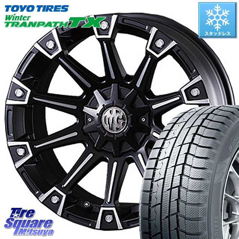 TOYO WINTERTRANPATH TX 2024~2025年製 ウィンター トランパス TX スタッドレス ミツヤ 215/55R17 CRIMSON クリムソン MONSTER モンスター ホイール 17インチ 17 X 7.0J +35 5穴 114.3 126,930円