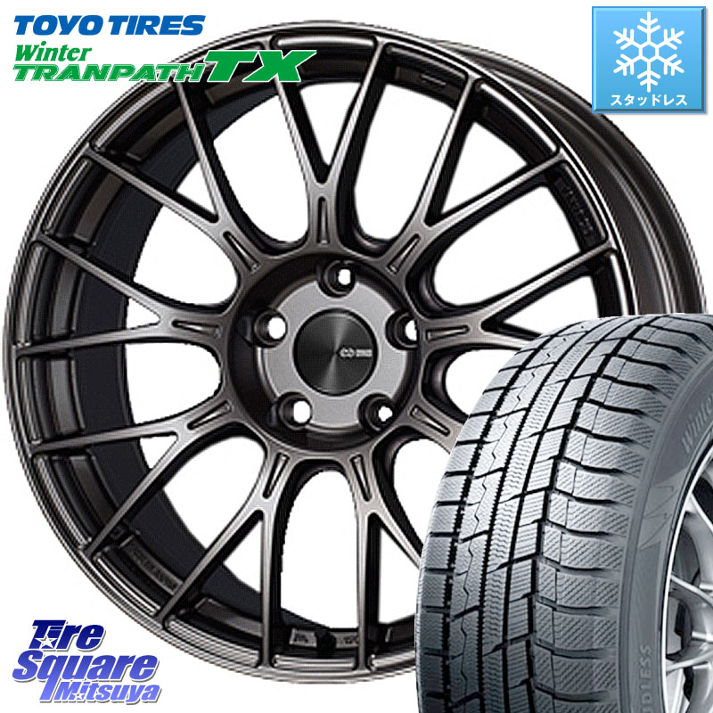 TOYO WINTERTRANPATH TX 2024~2025年製 ウィンター トランパス TX スタッドレス ミツヤ 195/65R15 ENKEI エンケイ PerformanceLine PFM1 15インチ 15 X 5.5J +45 4穴 100