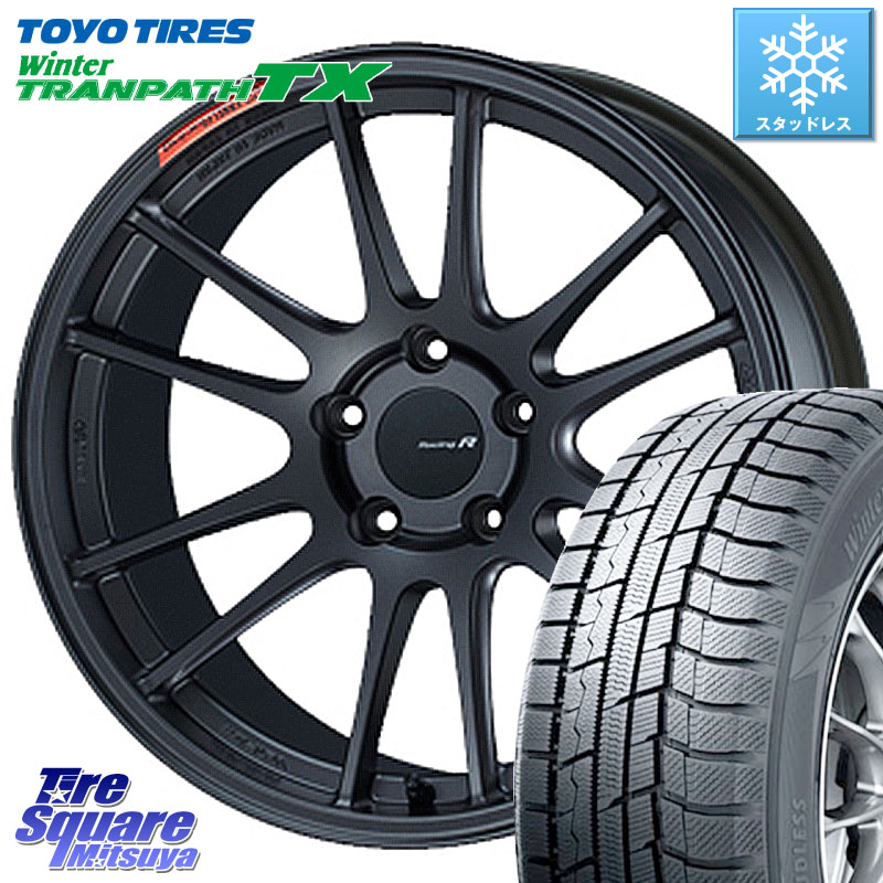 TOYO WINTERTRANPATH TX 2024~2025年製 ウィンター トランパス TX スタッドレス ミツヤ 235/50R18 ENKEI エンケイ Racing Revolution GTC01RR ホイール 18 X 8.5J +35 5穴 114.3 30系アルファード 30系ヴェルファイア 20系アルファード