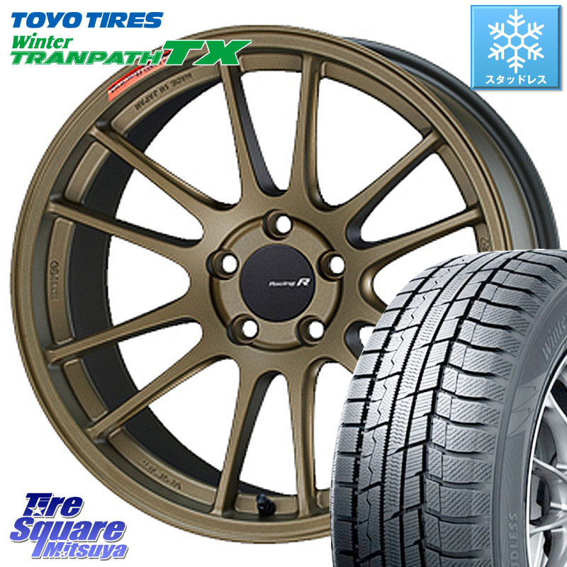 TOYO WINTERTRANPATH TX 2024~2025年製 ウィンター トランパス TX スタッドレス ミツヤ 235/50R18 ENKEI エンケイ Racing Revolution GTC01RR ホイール 18 X 8.5J +35 5穴 114.3 30系アルファード 30系ヴェルファイア 20系アルファード