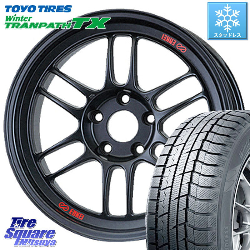 TOYO WINTERTRANPATH TX 2024~2025年製 ウィンター トランパス TX スタッドレス ミツヤ 235/55R18 ENKEI エンケイ Racing RPF1 ホイール 18 X 8.5J +30 5穴 114.3