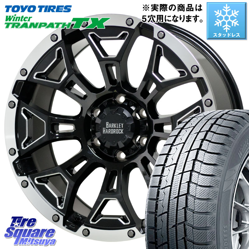 TOYO WINTERTRANPATH TX 2024~2025年製 ウィンター トランパス TX スタッドレス ミツヤ 225/60R17HotStuff BARKLEY HARDROCK ELBERT ハードロック エルバート ホイール 17インチ 17X7.0J 38 5穴 114.3 30系アルファード/ヴェルファイア デリカD:5 デリカD:5(26+) SL系｜タイヤスクエアミツヤ