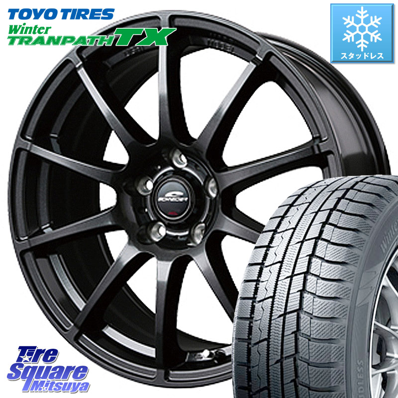 TOYO WINTERTRANPATH TX 2025年製 在庫● セール★ ウィンター トランパス 4本単位での販売 スタッドレス ミツヤ 215/50R17MANARAY MID SCHNEIDER StaG スタッグ ガンメタ ホイール 17インチ 17X7.0J 38 5穴 114.3 ZE1リーフ プリウスアルファ SAI シビック インサイト|タイヤスクエアミツヤ