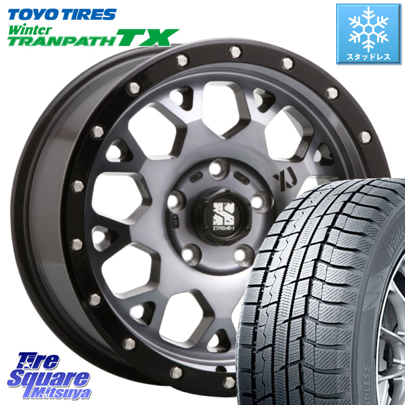 TOYO WINTERTRANPATH TX 2024~2025年製 ウィンター トランパス TX スタッドレス ミツヤ 225/55R17 MLJ XJ04 XTREME-J エクストリームJ ホイール 17インチ 17 X 7.0J +42 5穴 114.3 MAZDA6 10系アルファード
