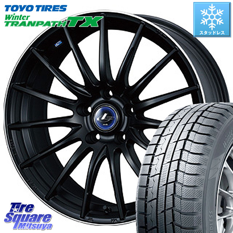 TOYO WINTERTRANPATH TX 2024~2025年製 ウィンター トランパス TX スタッドレス ミツヤ 205/55R17 WEDS 36272 レオニス Navia ナヴィア05 MBP ウェッズ ホイール 17インチ 17 X 7.0J +47 5穴 114.3 90系ノア ヴォクシー P15キックス RP6～8ステップワゴン MAZDA3