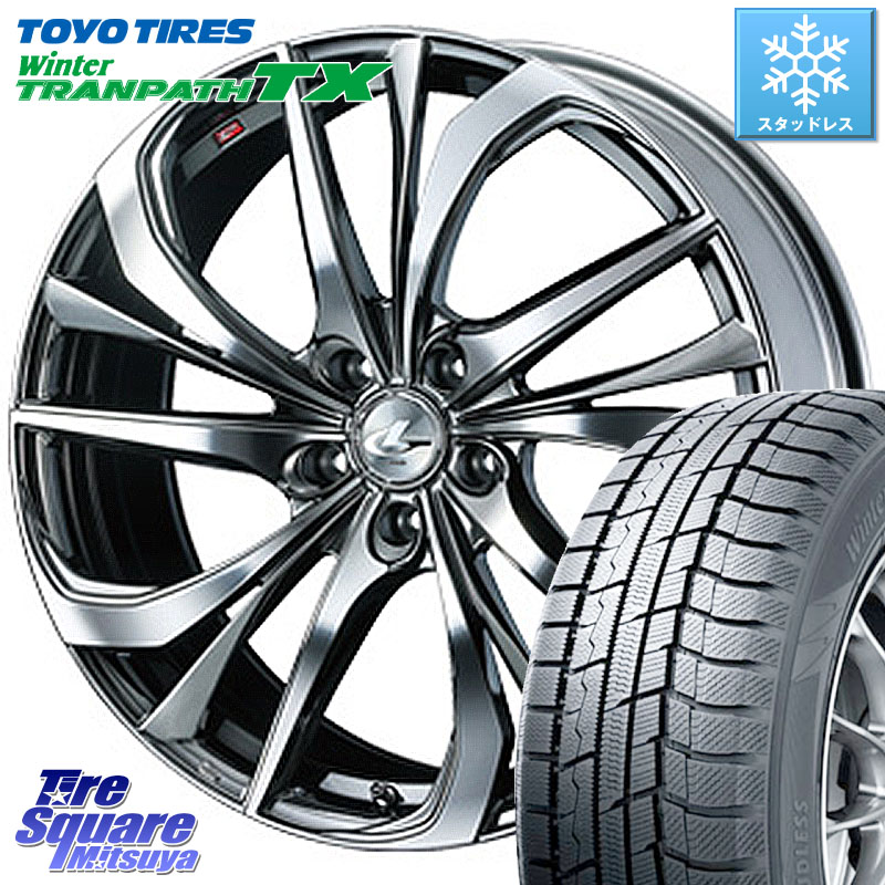 TOYO WINTERTRANPATH TX 2024~2025年製 ウィンター トランパス TX スタッドレス ミツヤ 225/55R18 WEDS 【欠品次回05月上旬】 ウェッズ Leonis レオニス TE (BMCMC) ホイール 18インチ 18 X 7.0J +47 5穴 114.3 ZR-V レヴォーグレイバック SL系フォレスター SK系フォレ