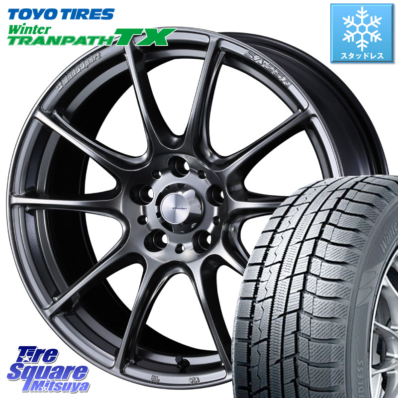 TOYO WINTERTRANPATH TX 2025年製 在庫● セール★ ウィンター トランパス 4本単位での販売 スタッドレス ミツヤ 215/50R17WEDS WedsSport SA-25R SA25R ウェッズ スポーツ ホイール 17インチ 17X7.5J 48 5穴 100 エクシーガ｜タイヤスクエアミツヤ 105,787円