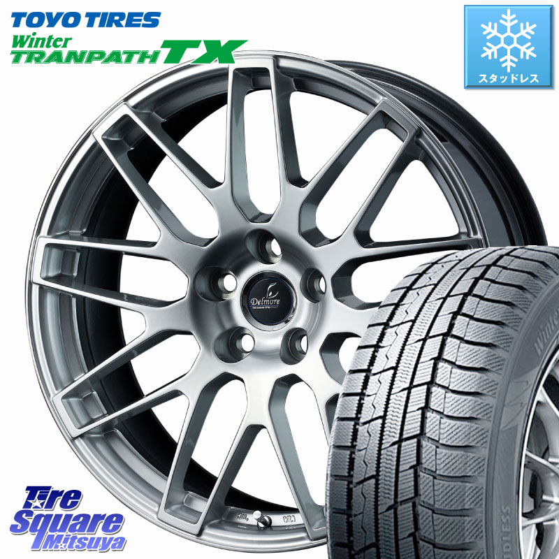 TOYO WINTERTRANPATH TX 2024~2025年製 ウィンター トランパス TX スタッドレス ミツヤ 225/55R18 WEDS 40215 Delmore デルモア LC.S M14 DSNS仕様(レクサス車専用) 18 X 8.0J(M14B) +44 5穴 114.3 レクサスLBX