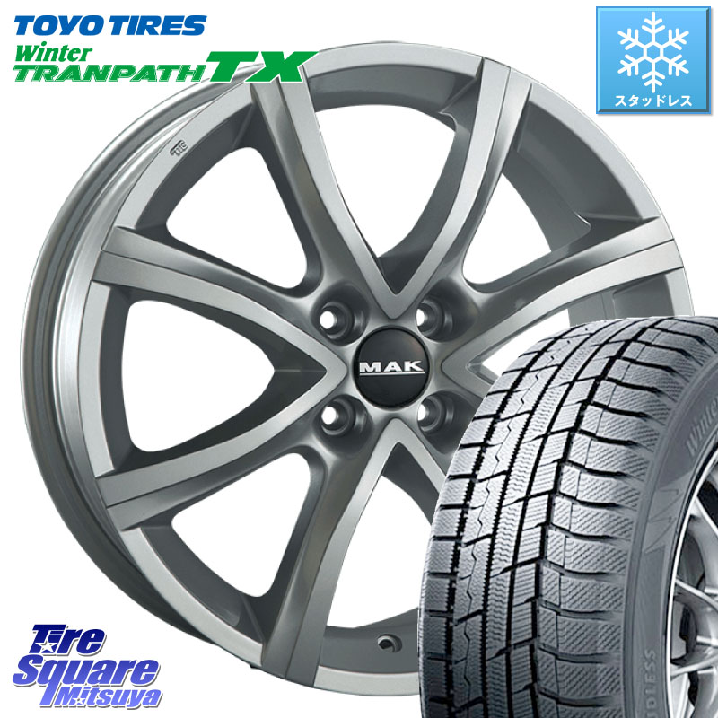 TOYO WINTERTRANPATH TX 2025年製 在庫● セール★ ウィンター トランパス 4本単位での販売 スタッドレス ミツヤ 215/50R17阿部商会 MAK ANTIBES ホイール 17インチ 17X7.0J(C3 A8HN) 25 4穴 108 シトロエン C3 エアクロス A8系｜タイヤスクエアミツヤ