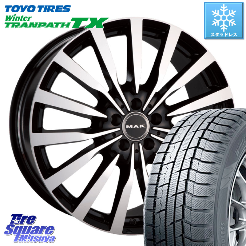 TOYO WINTERTRANPATH TX 2024~2025年製 ウィンター トランパス TX スタッドレス ミツヤ 225/55R17阿部商会 MAK KRONE クローネ ホイール 17X7.5J(MB W213) 40 5穴 112 メルセデスベンツ Eクラス（W213）｜タイヤスクエアミツヤ