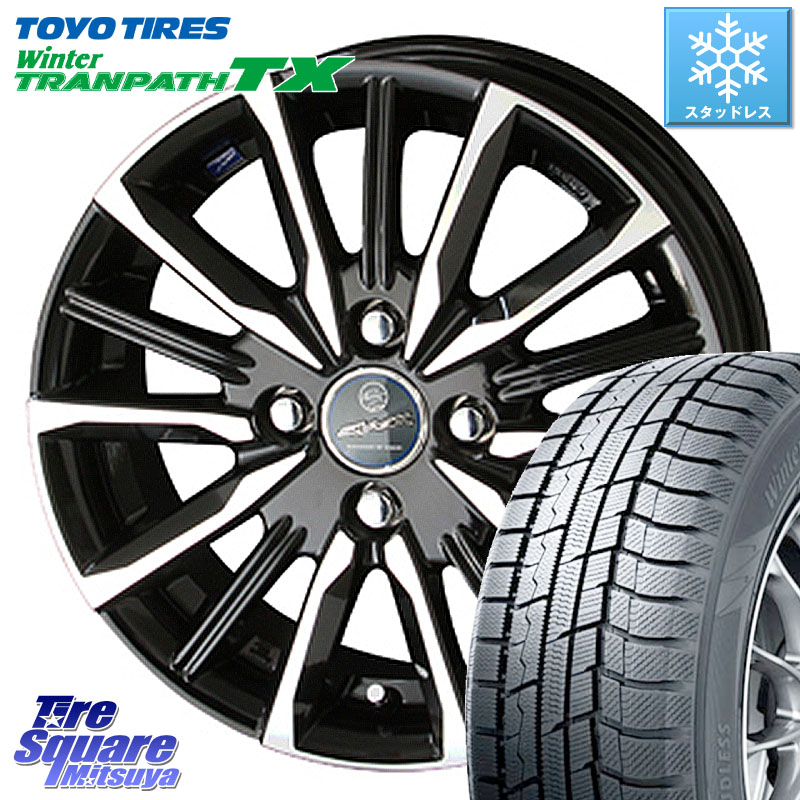 TOYO WINTERTRANPATH TX 2024~2025年製 ウィンター トランパス TX スタッドレス ミツヤ 195/65R15KYOHO SMACK スマック ヴァルキリー ホイール 15インチ 15X5.5J 50 4穴 100 E13ノートクロスオーバー|タイヤスクエアミツヤ