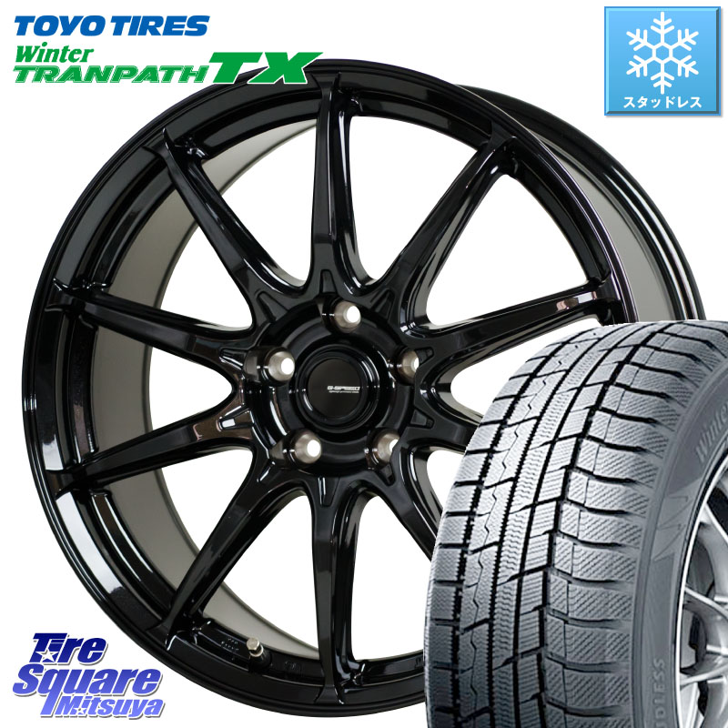 TOYO WINTERTRANPATH TX 2024~2025年製 ウィンター トランパス TX スタッドレス ミツヤ 225/55R18HotStuff G-SPEED G-05 G05 18インチ ジースピード ホイール 18X8.0J 42 5穴 114.3 デリカD:5 SL系フォレスター エクストレイル X-TRAIL 日産 エクリプスクロス｜タイヤスクエアミツヤ