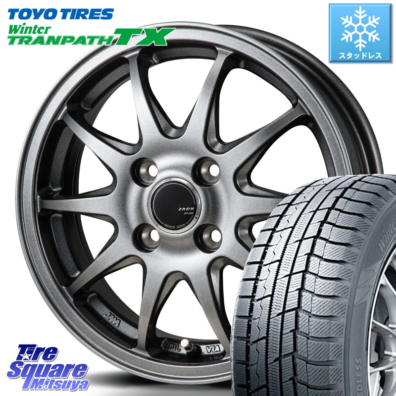 TOYO WINTERTRANPATH TX 2024~2025年製 ウィンター トランパス TX スタッドレス ミツヤ 165/65R14 Japan三陽 ZACK JP202 ホイール 4本 14インチ 14 X 4.5J +45 4穴 100 デリカミニ4WD キャスト[アクティバ] ハスラー ピクシスジョイ[Cグレード] ハイゼット アゲトラCust 70,300円