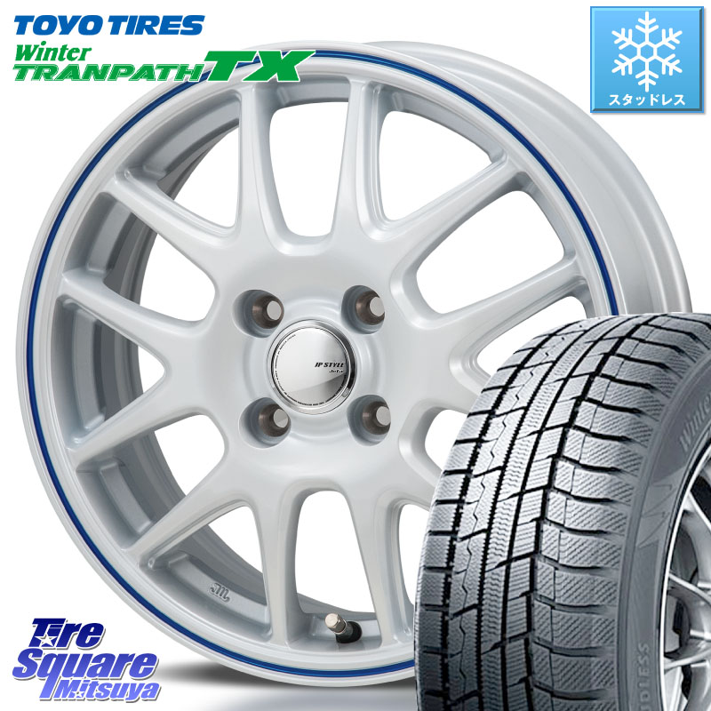 TOYO WINTERTRANPATH TX 2024~2025年製 ウィンター トランパス TX スタッドレス ミツヤ 165/55R15 MONZA JP STYLE Jefa ジェファ 15インチ 15 X 4.5J +45 4穴 100 N-BOX デリカミニ2WD タント スペーシア サクラ