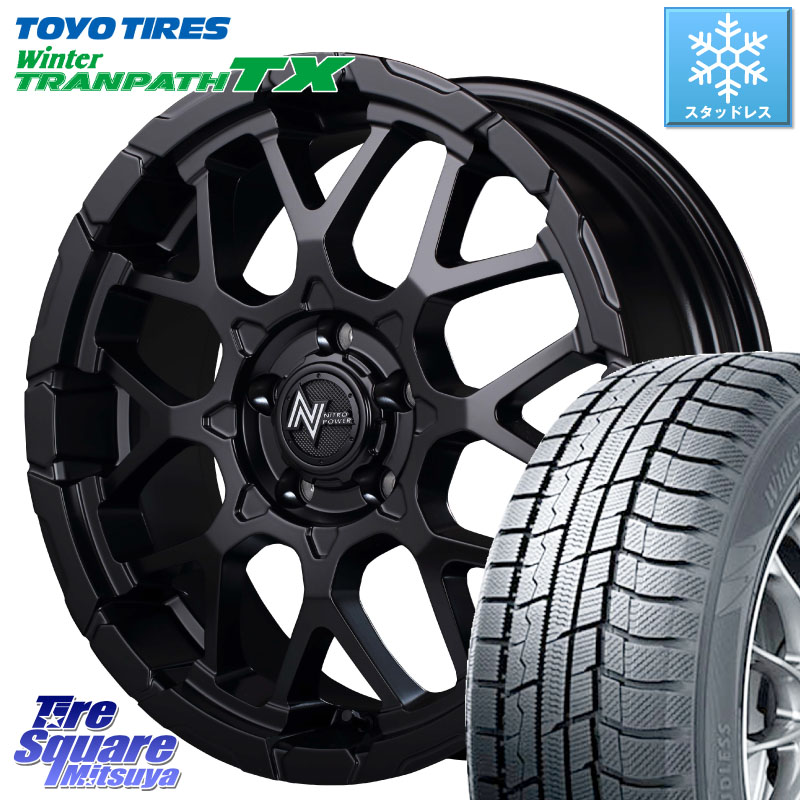 TOYO WINTERTRANPATH TX 2024~2025年製 ウィンター トランパス TX スタッドレス ミツヤ 96Q XL 205/60R16MANARAY MID ナイトロパワー M28 BULLET-S 16インチ 16X7.0J 40 5穴 114.3 90系ノア/ヴォクシー RP6～8ステップワゴン プリウスアルファ ジューク JUKE 日産 SAI｜タイヤスクエアミツヤ