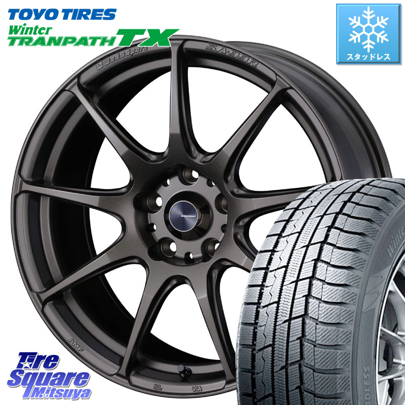 TOYO WINTERTRANPATH TX 2025年製 在庫● セール★ ウィンター トランパス 4本単位での販売 スタッドレス ミツヤ 215/50R17 WEDS ウェッズ スポーツ SA99R SA-99R 17インチ 17 X 7.0J +48 5穴 100
