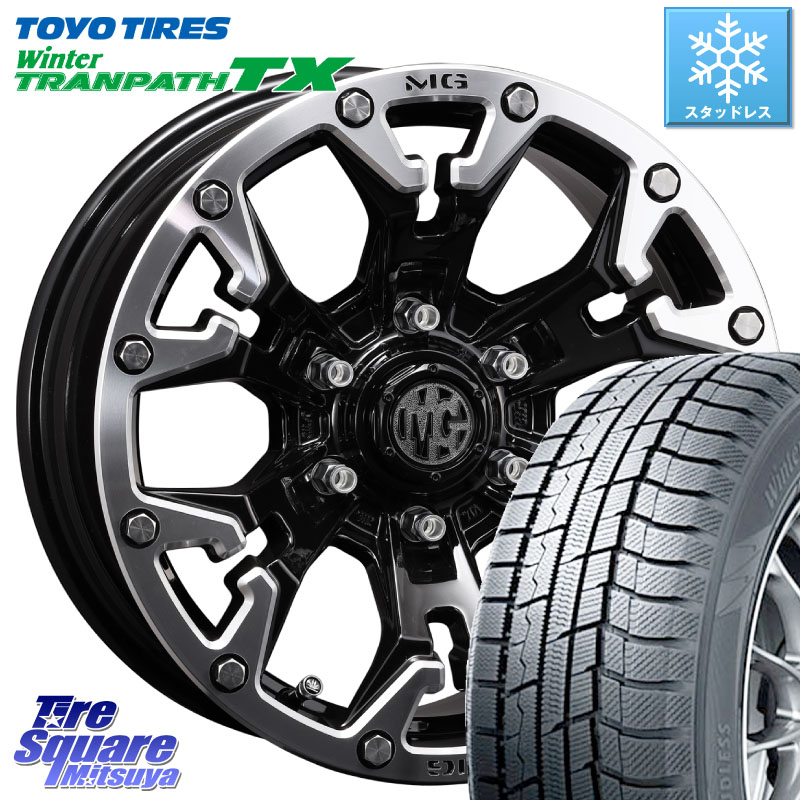 TOYO WINTERTRANPATH TX 2024~2025年製 ウィンター トランパス TX スタッドレス ミツヤ 215/55R17 CRIMSON クリムソン GOLEM ゴーレム 17インチ 17 X 7.0J +32 5穴 114.3