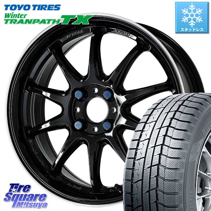 TOYO WINTERTRANPATH TX 2024~2025年製 ウィンター トランパス TX スタッドレス ミツヤ 165/55R15 WORK ワーク EMOTION エモーション ZR10 15インチ 15 X 5.0J +45 4穴 100 タント スペーシア サクラ