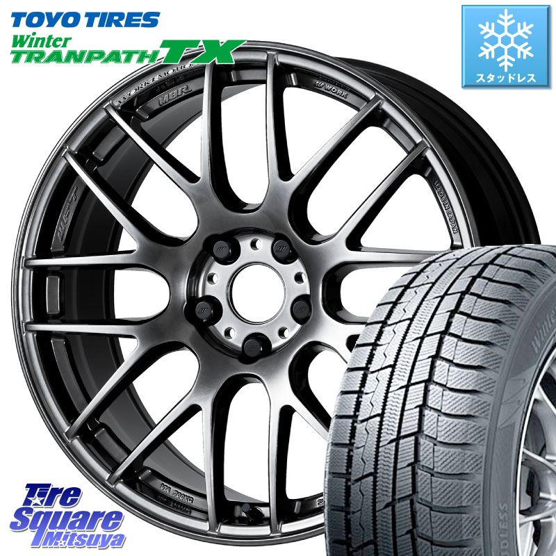TOYO WINTERTRANPATH TX 2024~2025年製 ウィンター トランパス TX スタッドレス ミツヤ 225/55R17WORK ワーク EMOTION エモーション M8R GTK 17インチ 17X7.0J 47 5穴 100｜タイヤスクエアミツヤ