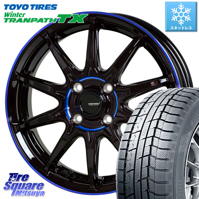 TOYO WINTERTRANPATH TX 2024~2025年製 ウィンター トランパス TX スタッドレス ミツヤ 165/65R14HotStuff 軽量設計 G.SPEED P-05R P05R ホイール 14インチ 14X4.5J 45 4穴 100 デリカミニ4WD キャスト[アクティバ] ハスラー ピクシスジョイ[Cグレード] ハイゼットア｜タイヤスクエアミツヤ